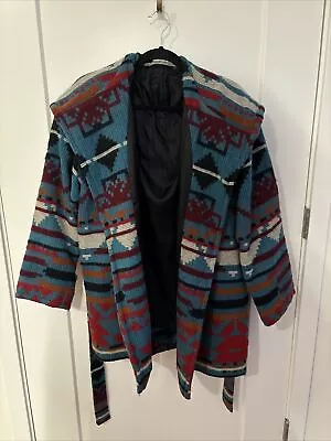 Vintage Ashley Scott Southwest Wrap Coat • $50