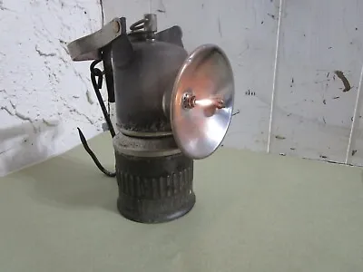 ANTIQUE  DEWAR ITP CARBIDE LAMP Brooklyn N.Y. 1918 Miners Lamp Working Nice • $123.03