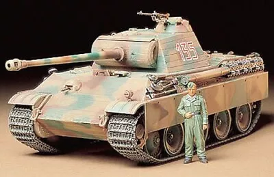 Tamiya Panther Type G Early Tank - Plastic Model Military Vehicle Kit - 1/35 • $36.48