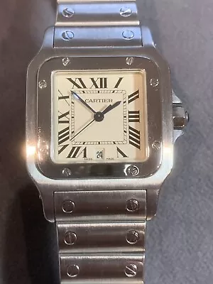 £2995 • Buy Cartier Santos /model 1564 W20060D6/ Large Mens Unisex Size /cartier Service2023