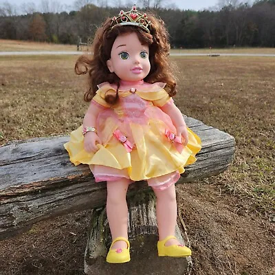 DISNEY Beauty & The Beast Belle Talking My First Princess Toddler 20  Doll • $12