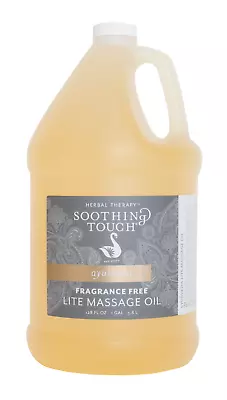 Soothing Touch Fragrance Free Lite Ayurveda Massage Oil - Gallon (128 Fl Oz) • $51.99