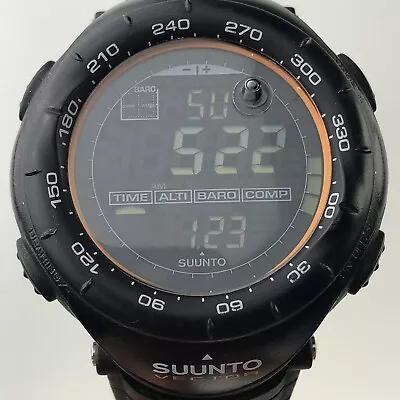 Suunto Vector Quartz Black Dial Day/Date Chronograph Unisex Watch ; Make Offer • $130