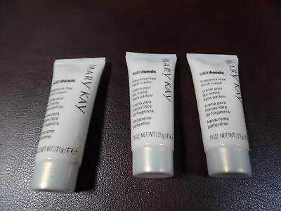 Lot Mary Kay Satin Hands Fragrance Free Hand Cream .75 Oz New Lot 3 • $7.95