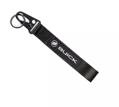 JDM BUICK Black Racing Keychain Metal Key Ring Hook Strap Lanyard  • $8