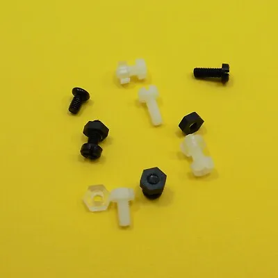 £1.99 • Buy M3 Plastic Screws & Nuts 6mm / 8mm Nylon Bolts