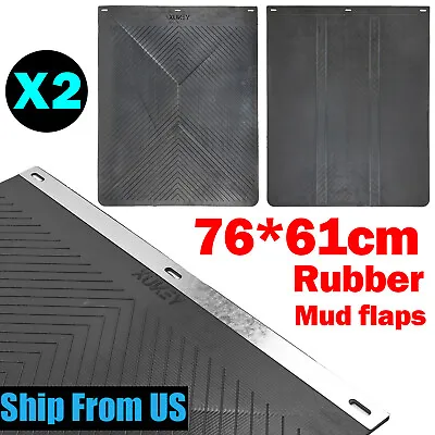 $47.49 • Buy 30  X 24  1Pair Thick RUBBER Heavy Duty Mud Flaps Semi Truck Trailer MudGuards