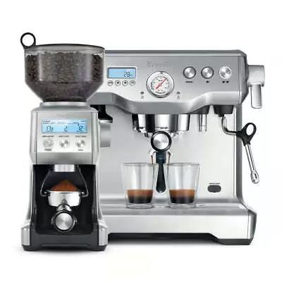 Breville Dynamic Duo Manual Espresso Machine (Brushed Stainless Steel BEP920BSS) • $2298.85