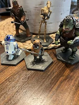 Star Wars Battle Droid Cake Toppers Figure 4”  Chewyguard R2d2Ewokrobot • $25