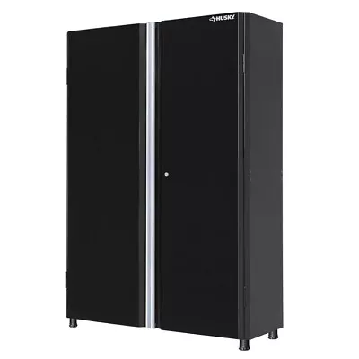 Husky Garage Cabinet 24-Gauge Steel Freestanding Black (48  W X 72  H X 18  D) • $498.83