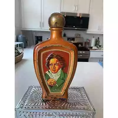 Vintage Jim Beam Liquor Whiskey Bottle Decanter Beethoven By Ed Weiss • $20.89