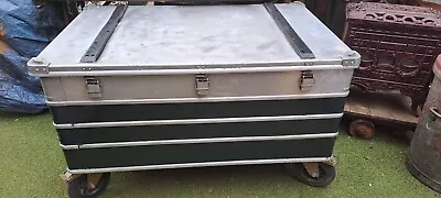Zarges Box/galvanised Army Military Flight Trunk.. • £75