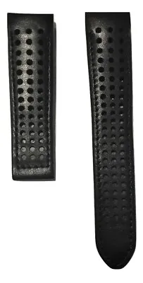 Original Movado Series 800 Black Leather Watch Band Strap 2600118 / 2600096 • $149