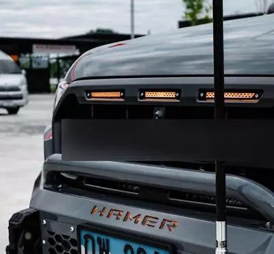 Front Grille Running Light 3PCs Amber LED FIT Ford Ranger Raptor 2018-2021 PX • $83.18
