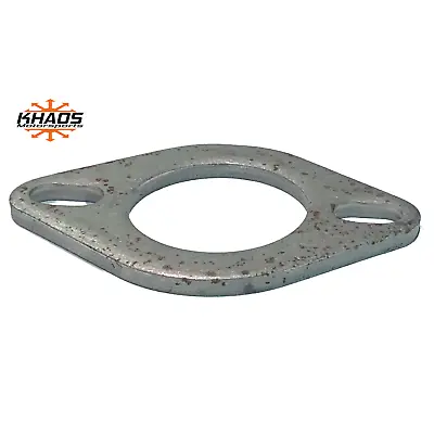 2.25 2-1/4  Universal Mild Steel Flange Exhaust Pipe 2 Slotted Bolt Hole OVAL • $12.99