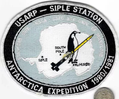 US Antarctica EXPEDITION 1980 1981 Siple Station South Pole Station Patch  NASA • $7.99