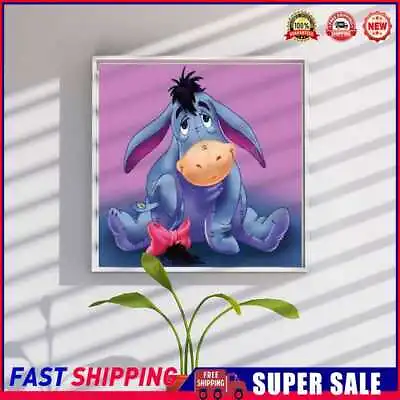 Eeyore DIY Diamond Painting Kits Full Round Drill Home Wall Decor Art Craft • £10.17