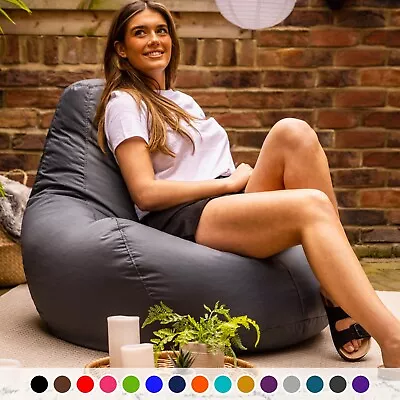 Adults Bean Bag Gaming Chair Indoor Outdoor Extra Large Beanbag Garden Recliner • £49.99