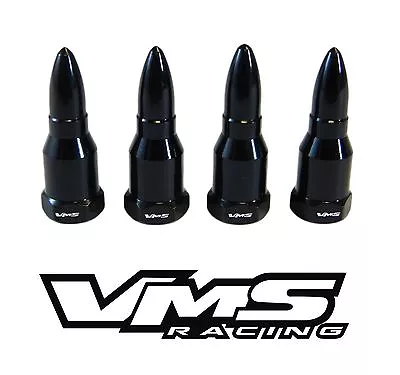 Vms Billet Aluminum Black B16 B18 Vtec Valve Cover Bullet Spike Nuts Bolts 8 Pcs • $19.95