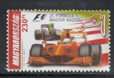 HUNGARY 25th Hungarian Formula-1 Grand Prix MNH Stamp • $1.50
