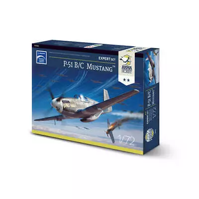 Arma Hobby 70038 1/72 P51 B/C Mustang Expert Set • $62.99