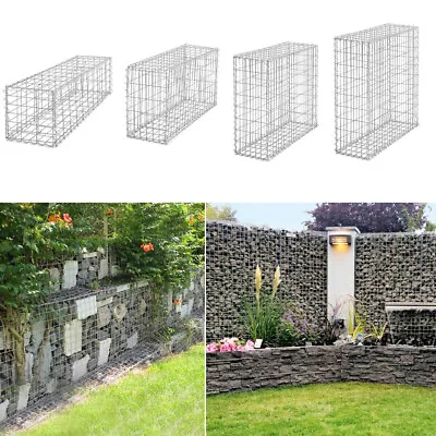 100CM Gabion Baskets Home Garden Wall Basket Erosion Control Or Landscaping • £26.99