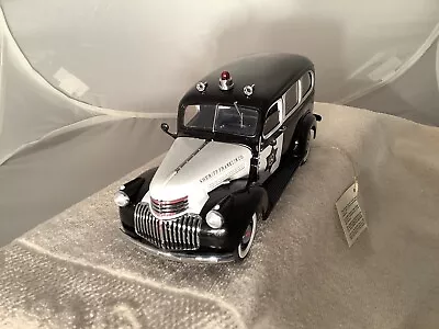 Franklin Mint 1946 Chevrolet Suburban Sheriff’s Wagon LTD 1:24 Scale No Box • $69.95