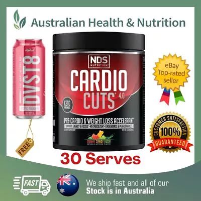 Nds Cardio Cuts 4.0 Keto Fat Burner + Free Same Day Shipping & Dvst8 Can • $59.99