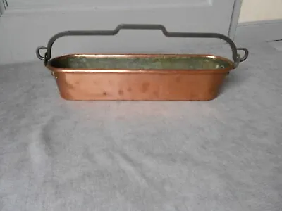 Vintage  French Copper Fish Steamer Poacher Or Planter Jardiniere • $76