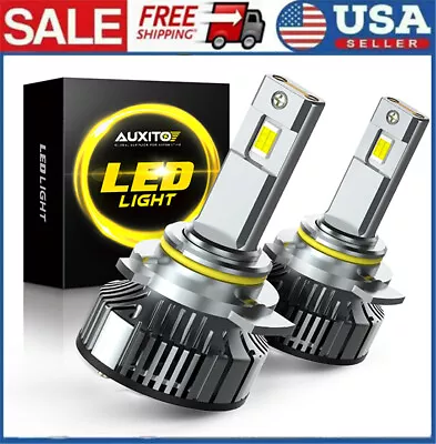 SUPER BRIGHT 9012 HIR2 LED Headlight Bulbs HID Kit Hi Low Dual Beam 200W 30000LM • $46.99