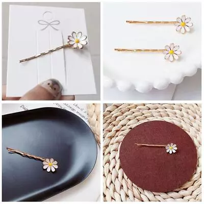 Daisy Flower Hairpins Exquisite Adorable Hair Clips P9G6 Accessories T2P5 • £2.32