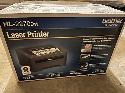 BRAND NEW Brother HL-2270DW Laser Printer Wireless Networking In SEALED BOX • $449