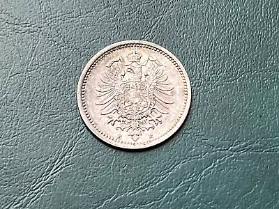 Germany 1877 E Silver 50 Pfennig High Grade Coin • £75