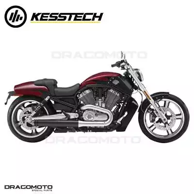 VRSCF 1250 V-Rod Muscle Harley Exhaust KESSTECH Black 921402769 • $2423.39