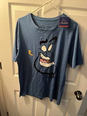 Mens Size Large Genie From Aladdin T Shirt Disney Nwt • $19.99