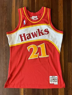 Dominique Wilkins Atlanta Hawks NBA Jersey Mitchell & Ness Size M • $26