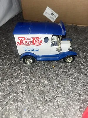 Vintage Pepsi-Cola Truck Coin Bank Piggybank 5.25” W/ Key • $9.99