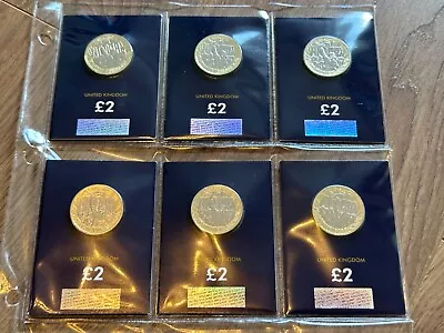 6x 2020 Victory In Europe Day £2 BUNC VE Day Coins In Change Checker Blue Card • £13.50