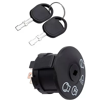 1 PC 7Pins Black Starter Ignition Switch With Two Keys For John Deere 155C/L100 • $18.89