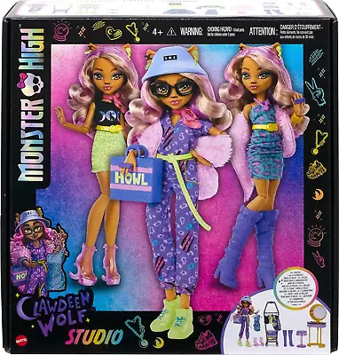 Monster High Clawdeen Wolf Studio Doll Playset Boutique Dress-Up 25+ Accessory • $36