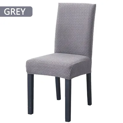 $24.99 • Buy Premium Dining Chair Cover Jacquard Spandex Slipcover Stretch Thicker Protector