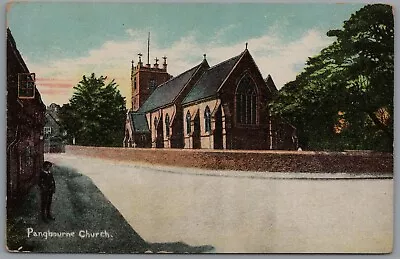 View Of Pangbourne Church Berkshire England Vintage Postcard • £5