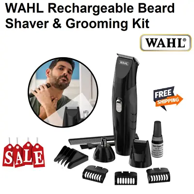 WAHL Beard Body Clipper Trimmer Hair Shaver Cordless Electric Rechargeable NEW • $68