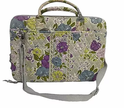 Vera Bradley Hard Shell Laptop Computer Case Watercolor Floral Gray Purple • $33.99