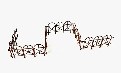 Miniature Wrought Iron Fence For Fairy Garden Or Exterior Of Dollhouse • $17