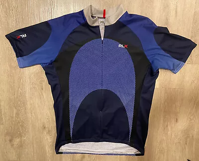Ralph Lauren RLX Polo Sport Cycling Jersey Size XL • $29.99