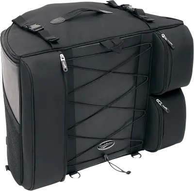 Saddlemen BR4100 Sissy Bar Backrest Motorcycle Touring Bag Harley Davidson Honda • $204