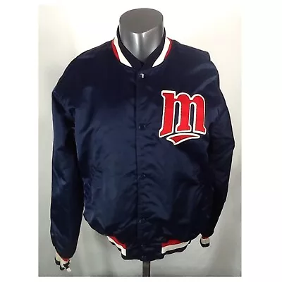 Vintage 80’s Starter Minnesota Twins (Large) Nylon Snap Up Jacket USA **Issue • $75