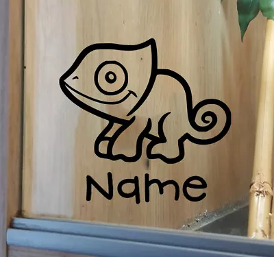 ** Chameleon Customised Vivarium Decal Sticker ** • £2.75