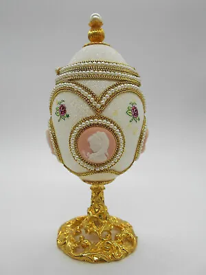 Faberge Egg Gout: Sumptuous Cameo Jewelry Box. • £50.34